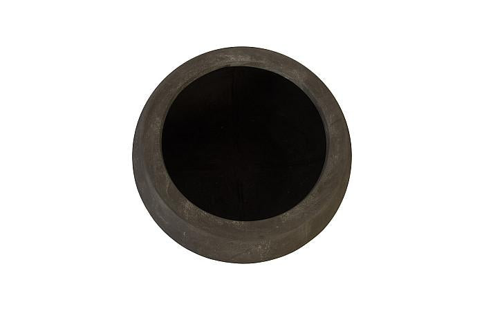 Rounded Planter, Large, Gray
