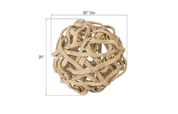 Vine Ball, 20" Diameter