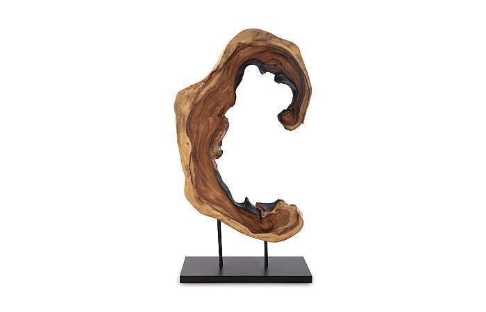 Creature Floor Sculpture on Stand, Natural