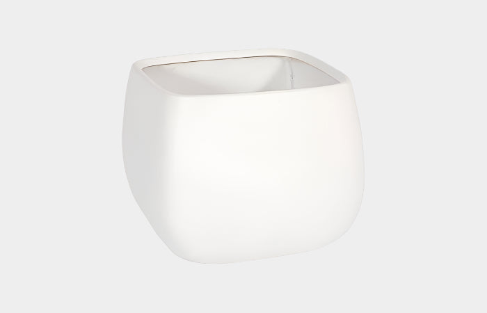 Swell Planter, Large, White