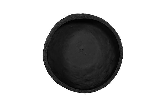 Crater Planter, Black Stone