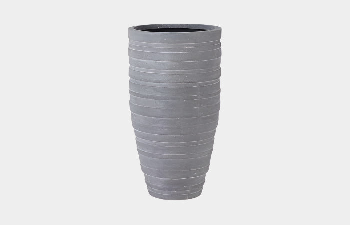 June Slim Planter, Raw Gray, MD