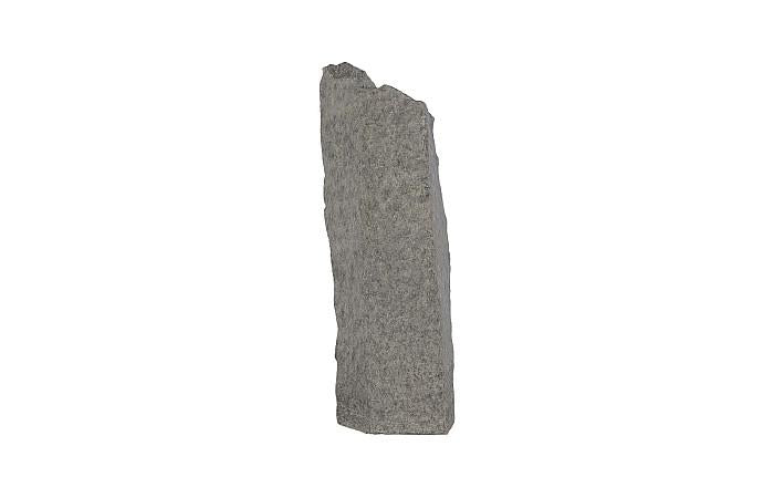 Cast Colossal Splinter Stone Mirror, Gray