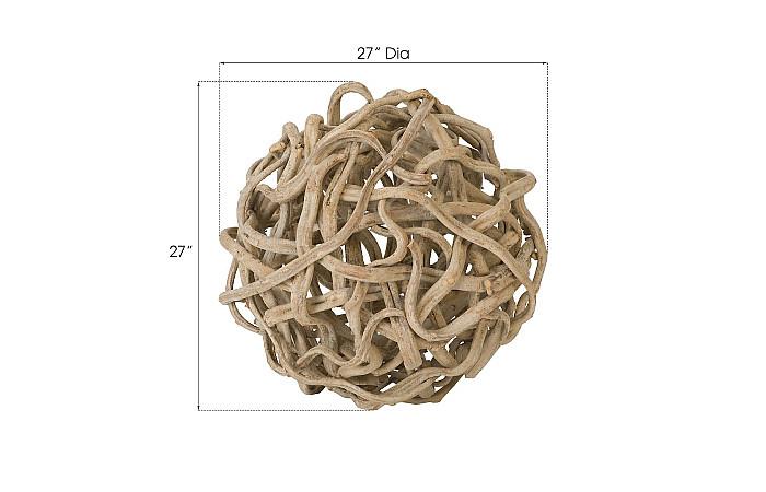 Vine Ball, 27" Diameter