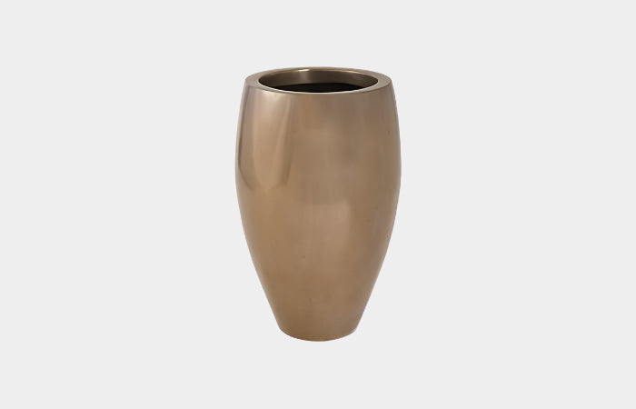 Classic Planter, Polished Bronze, SM