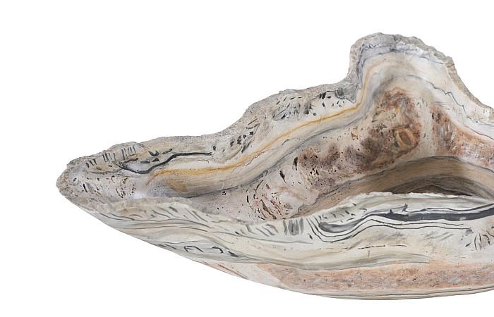 Cast Onyx Bowl, Faux Finish, Medium