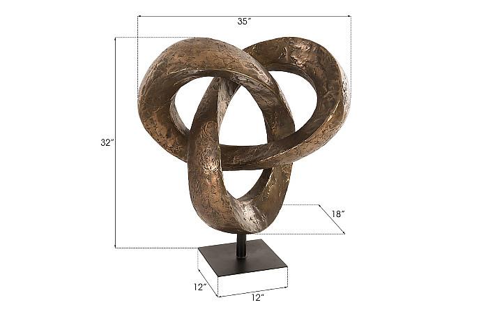 Trifoil Sculpture, Bronze