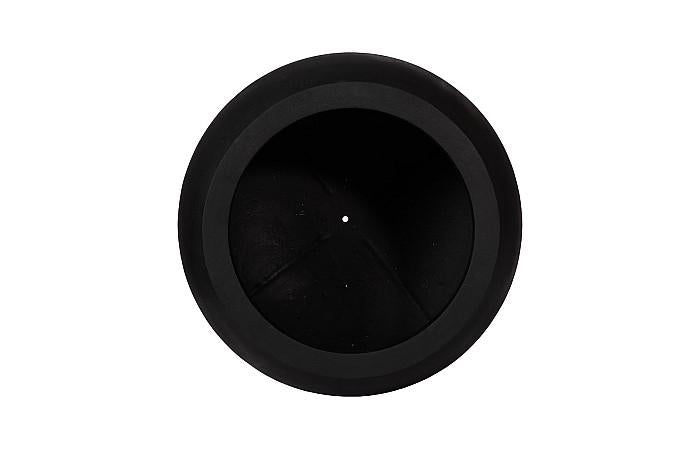 Rounded Planter, Large, Black