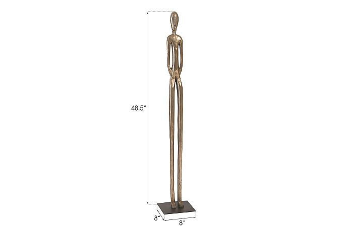 Bulol Sculpture, Polished Bronze, SM