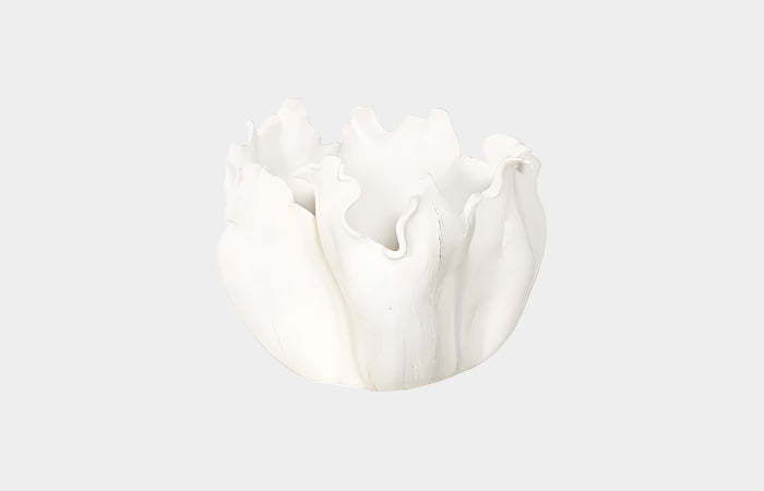 Cast Root Bowl, Closed, Faux Bleached