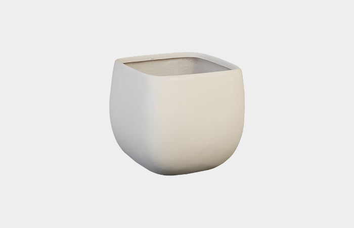 Swell Planter, Small, White