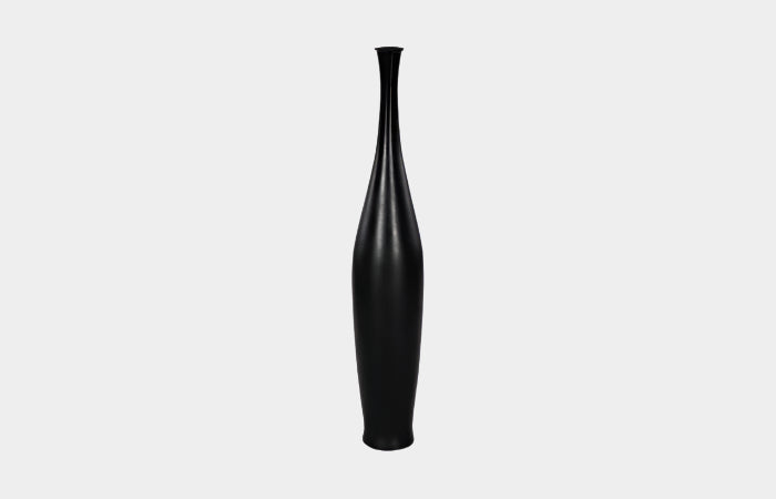 Trumpet Vase, Large, Matte Black