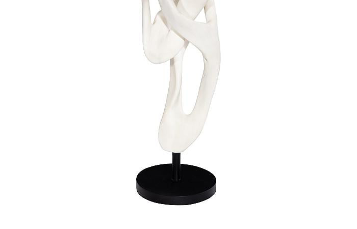 Cast Dancing Sculpture, Passé, Faux Bleached