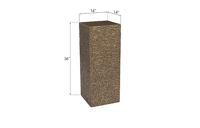 String Theory Pedestal, Bronze, MD
