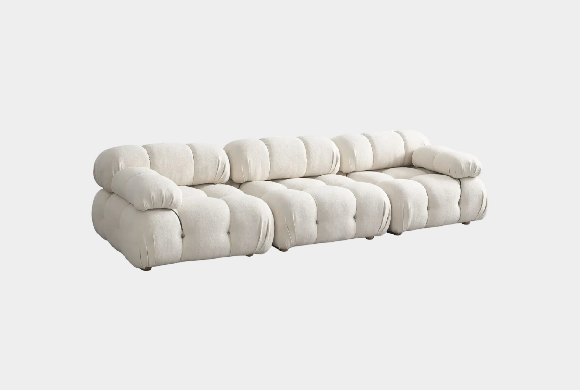 Mario Bellini Three-Seater Velvet Sofa