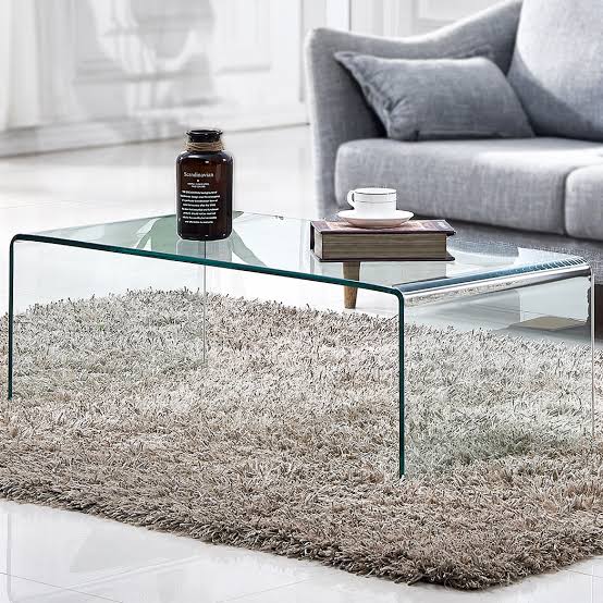 Waterfall Glass Coffee Table