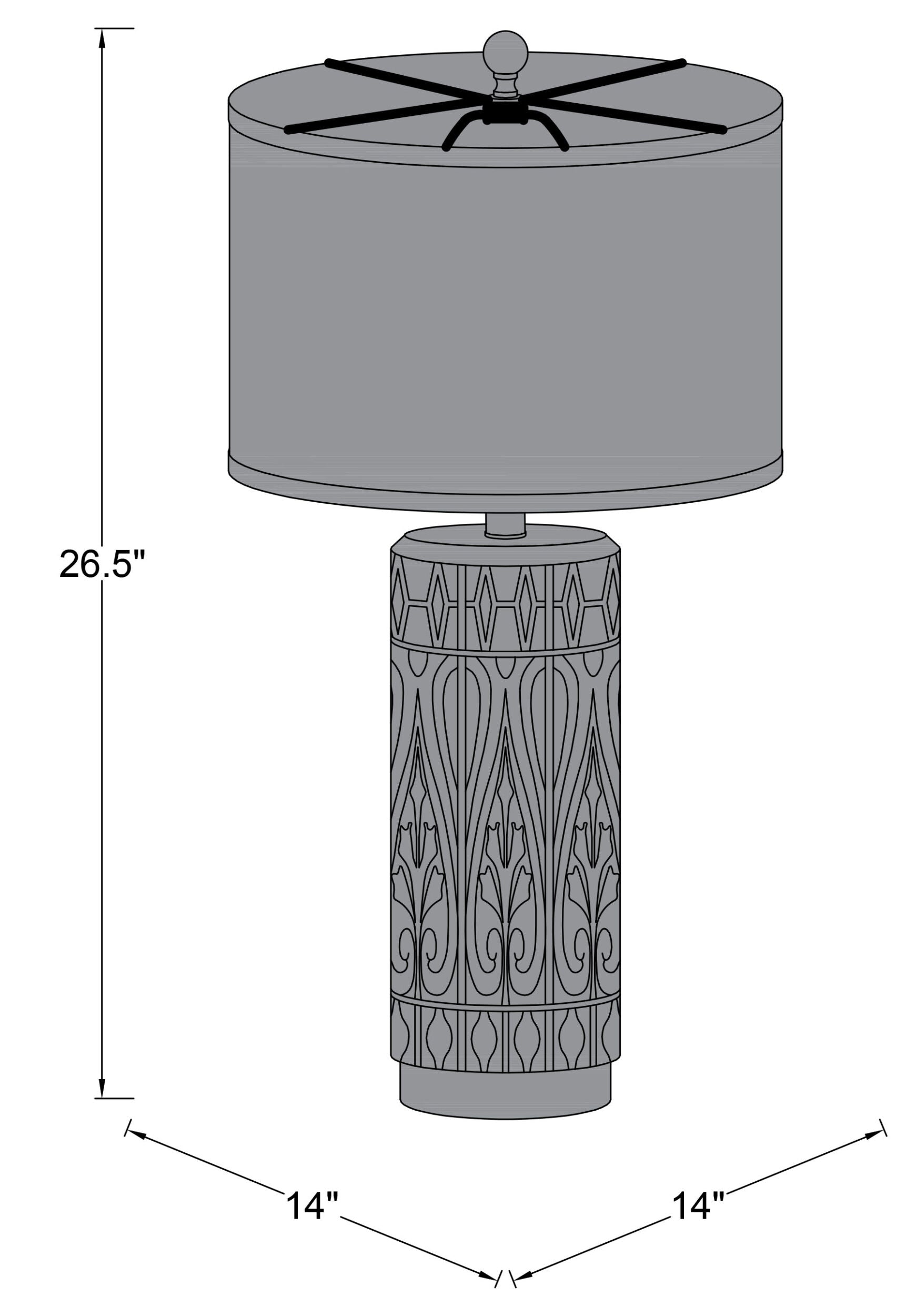 Imelde Accent Table Lamp