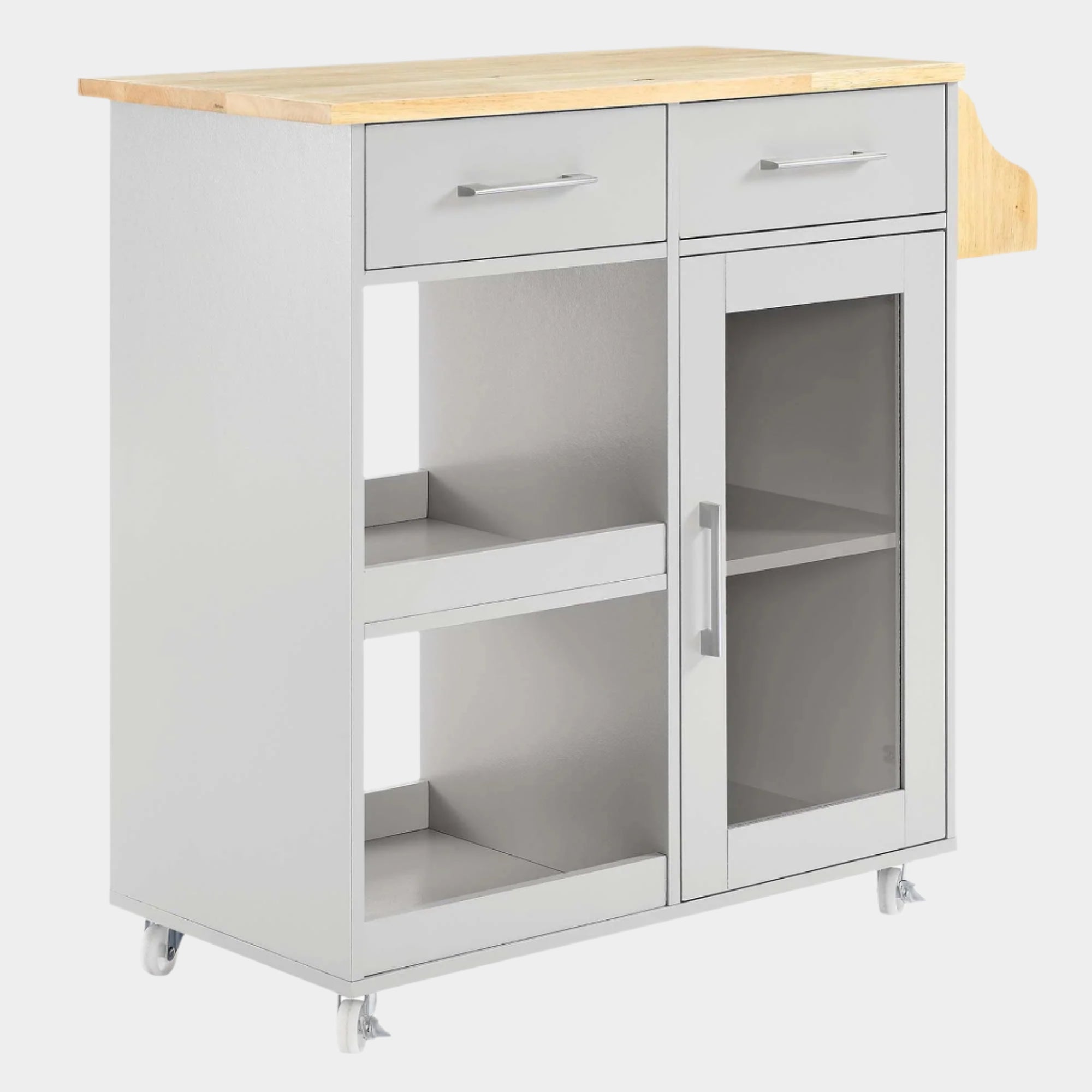 Culinary Kitchen Cart With Spice Rack