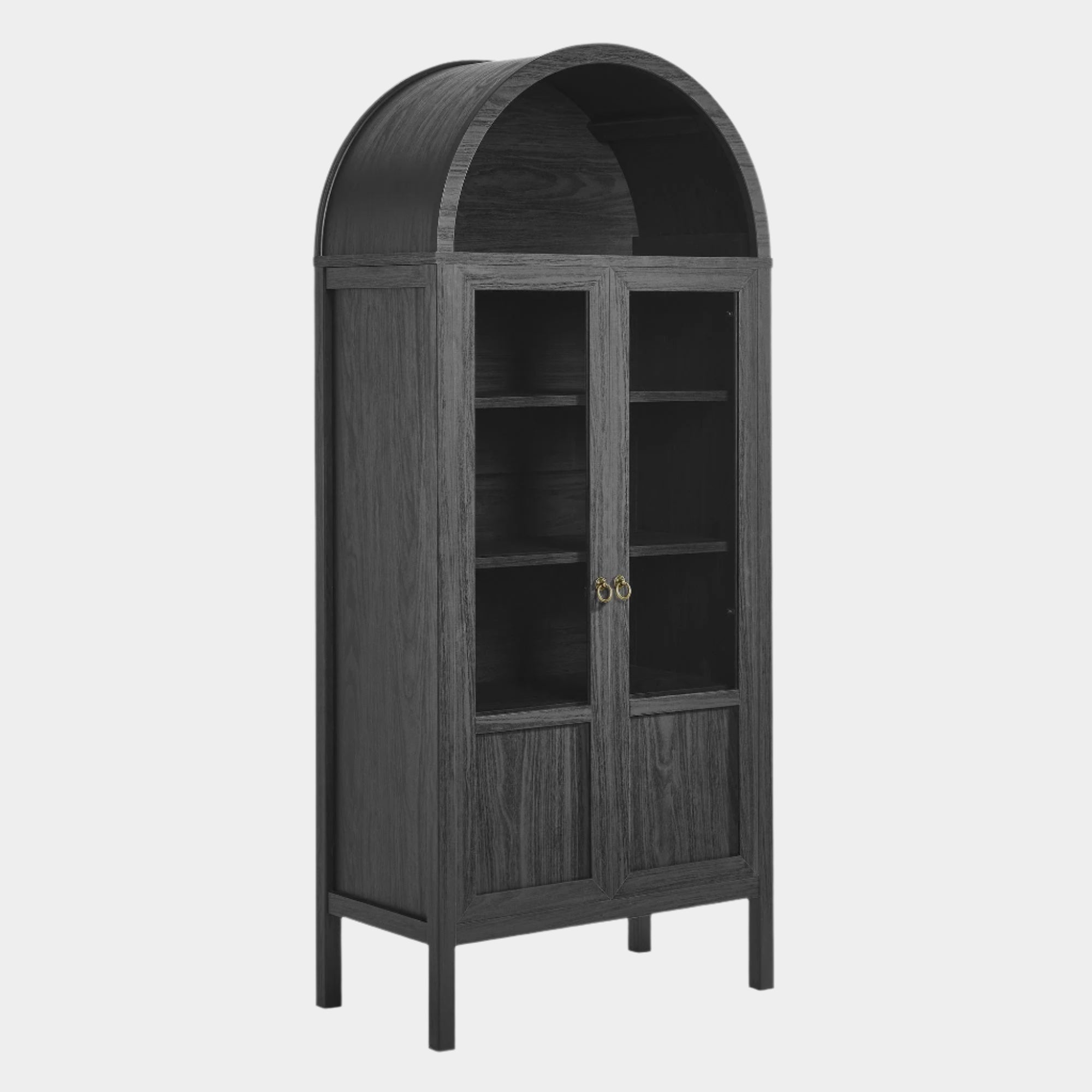 Tessa Tall Arched Storage Display Cabinet