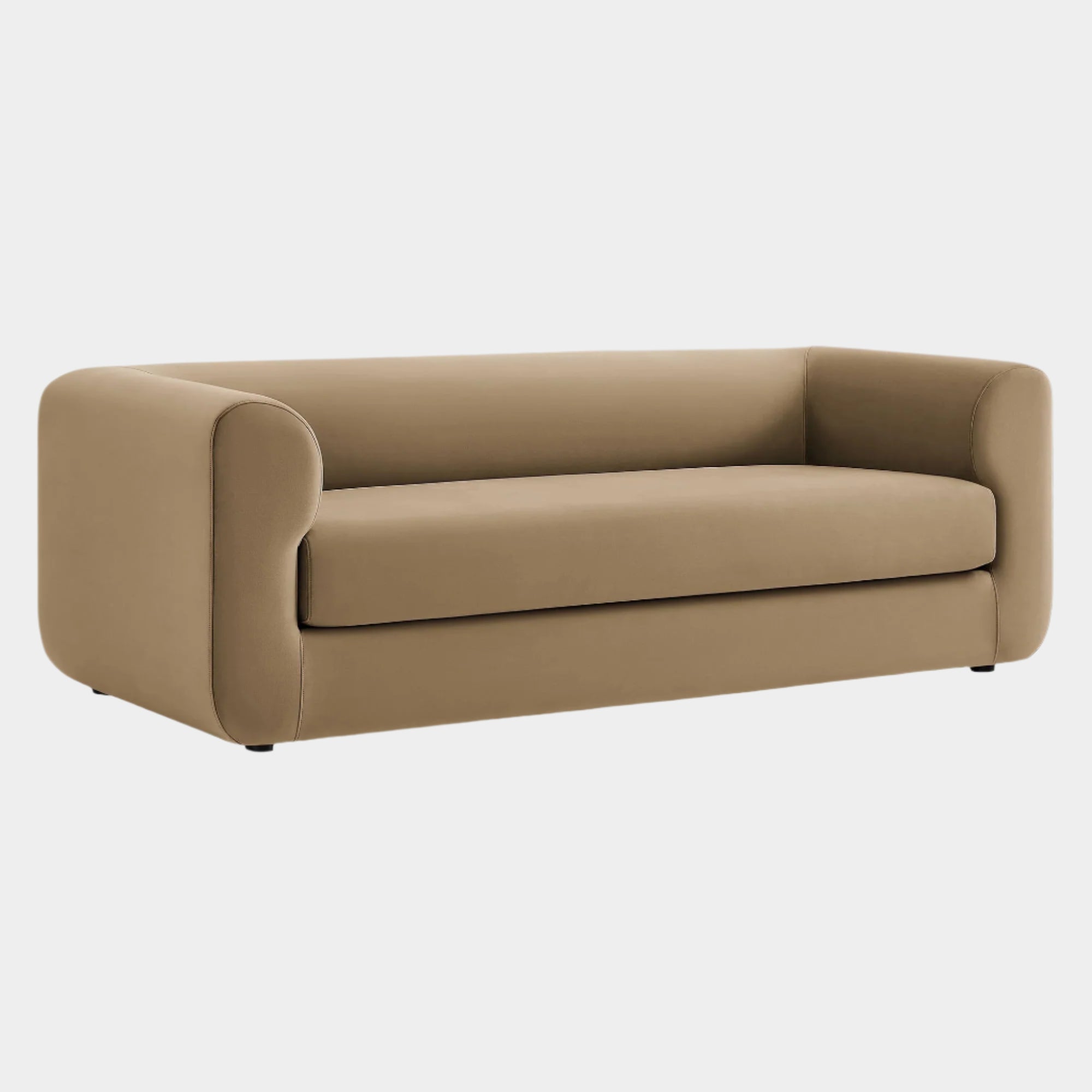 Leif 89" Performance Velvet Upholstered Sofa