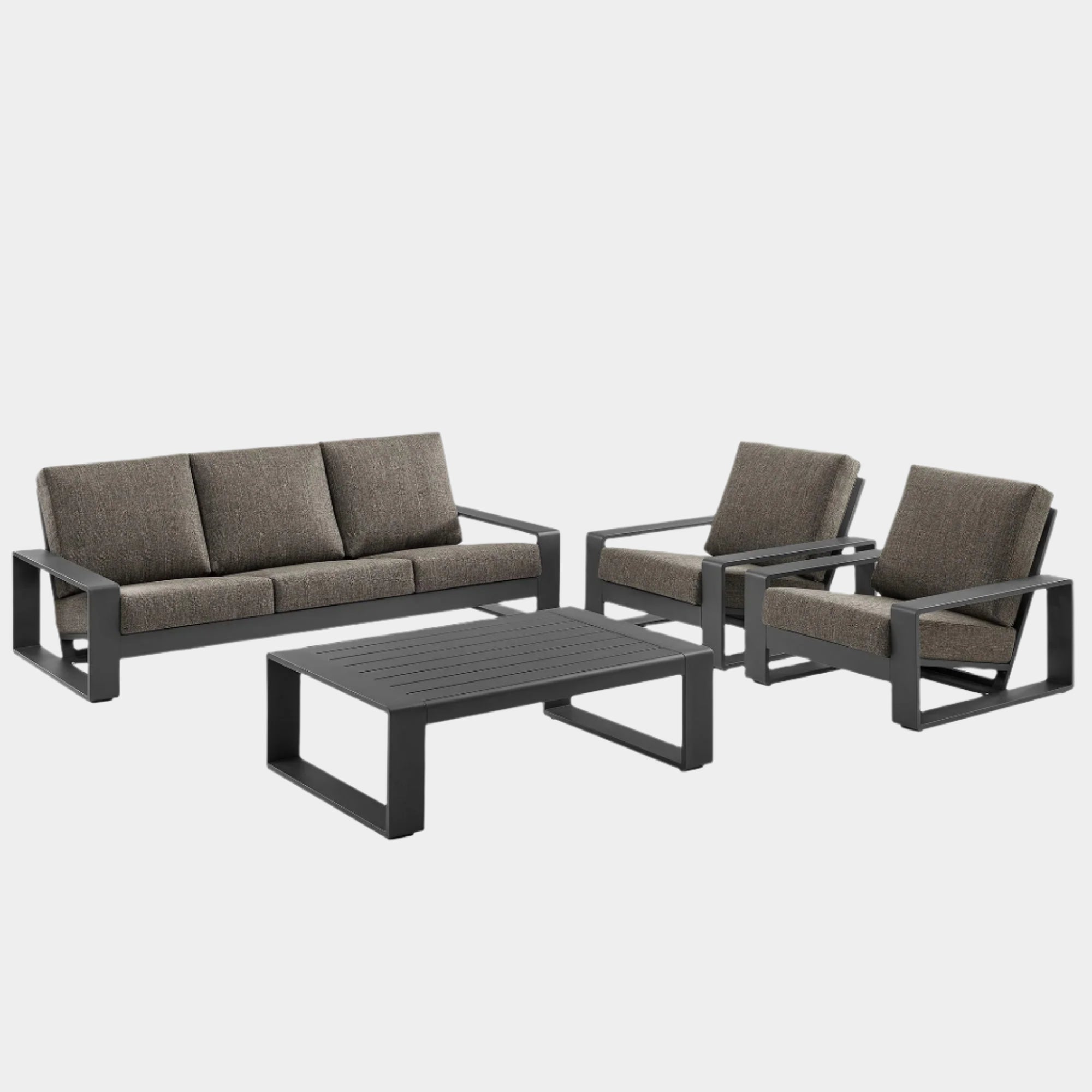Lirienne 4-Piece Outdoor Patio Aluminum Furniture Set