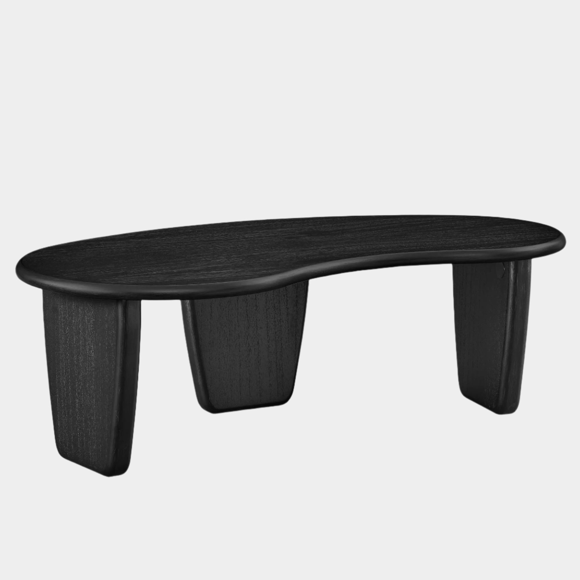 Vetra Kidney-Shaped Free Coffee Table