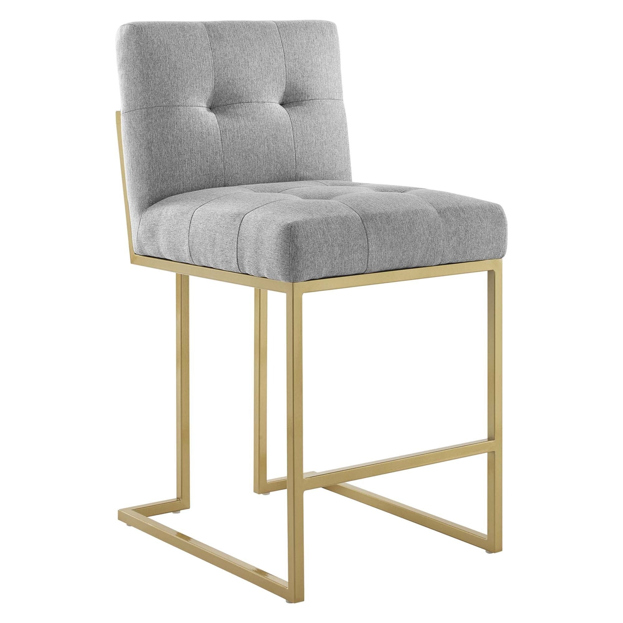 Privy Counter Stool Upholstered Fabric Set of 2