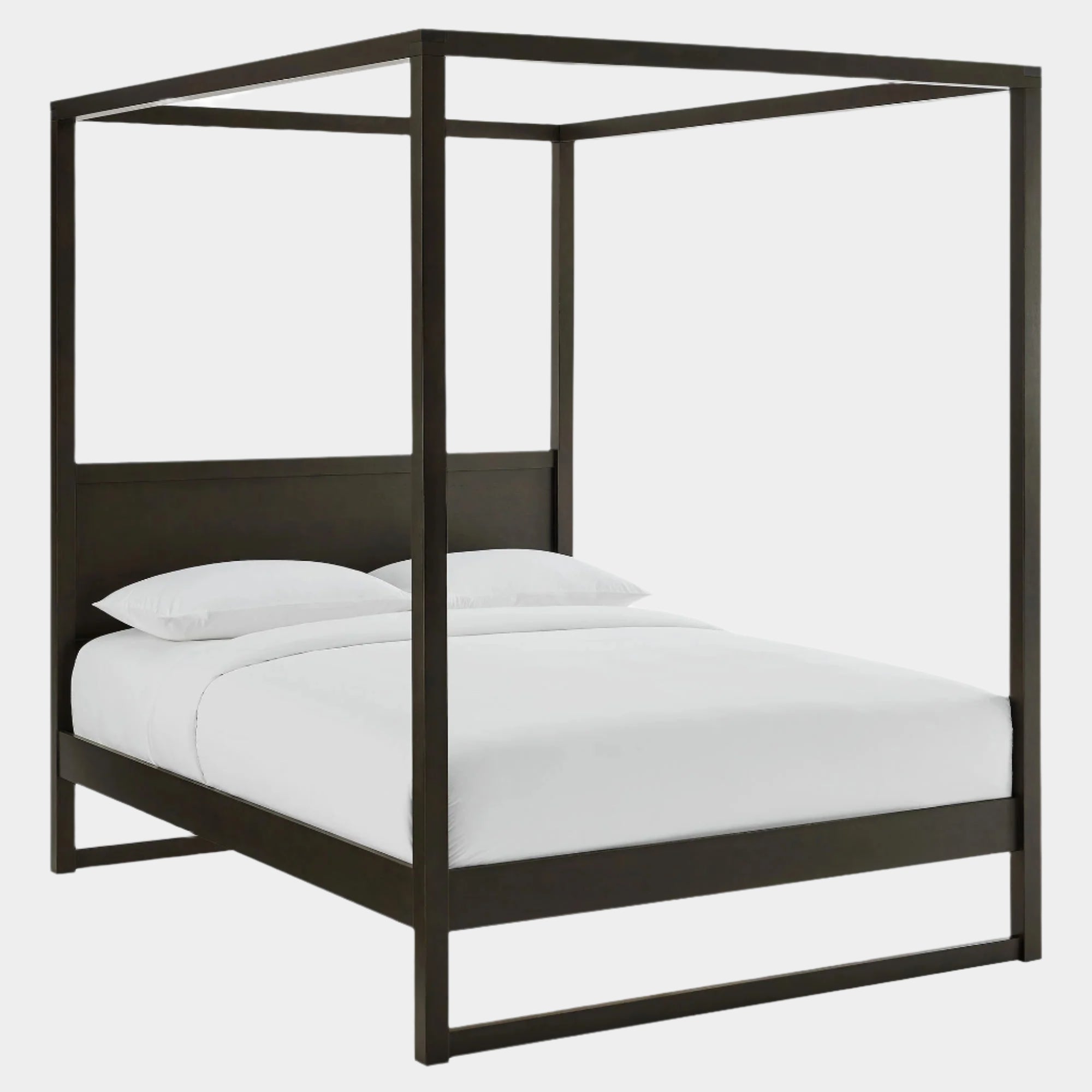 Alva Queen Wood Canopy Platform Bed
