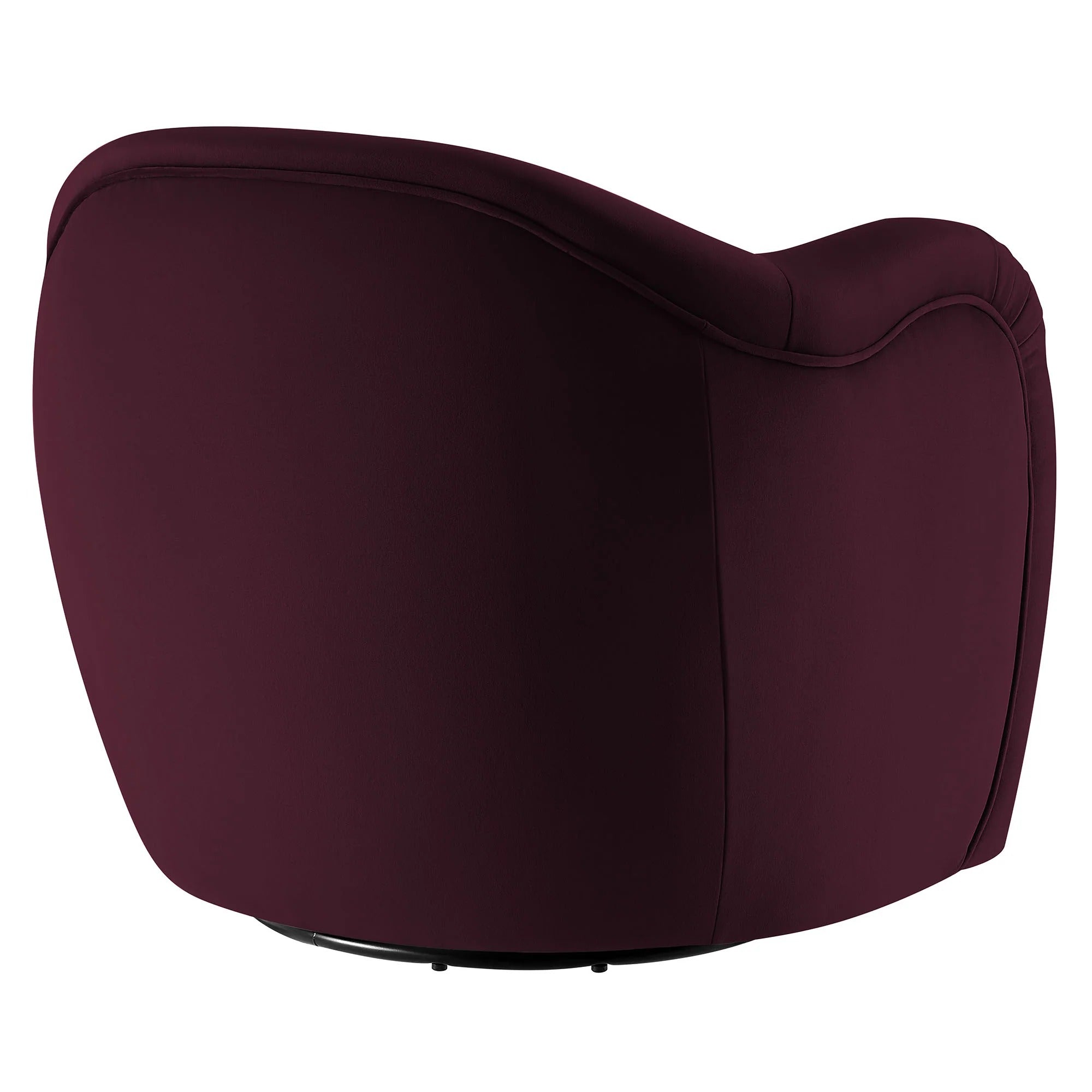 Fauteuil pivotant en velours Compose Performance