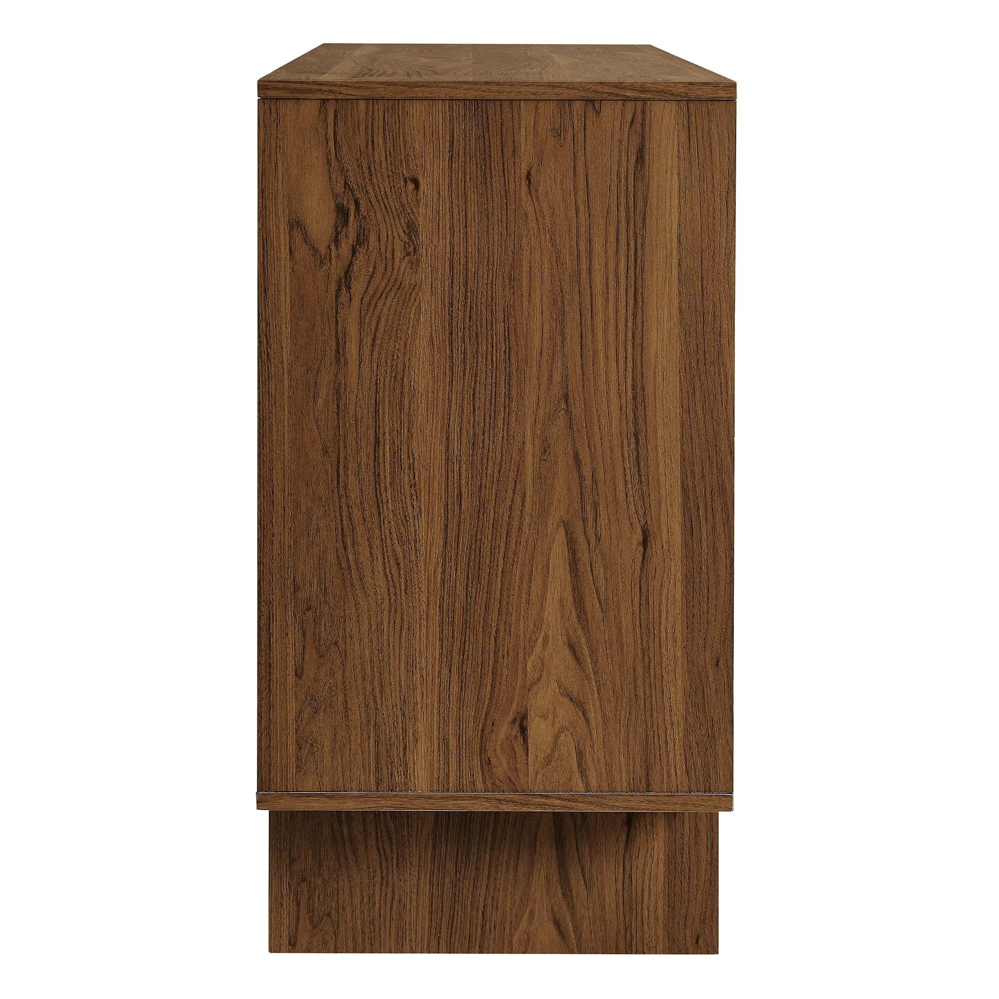 Owen 59 Inch 4 Door Geometric Sideboard in Walnut