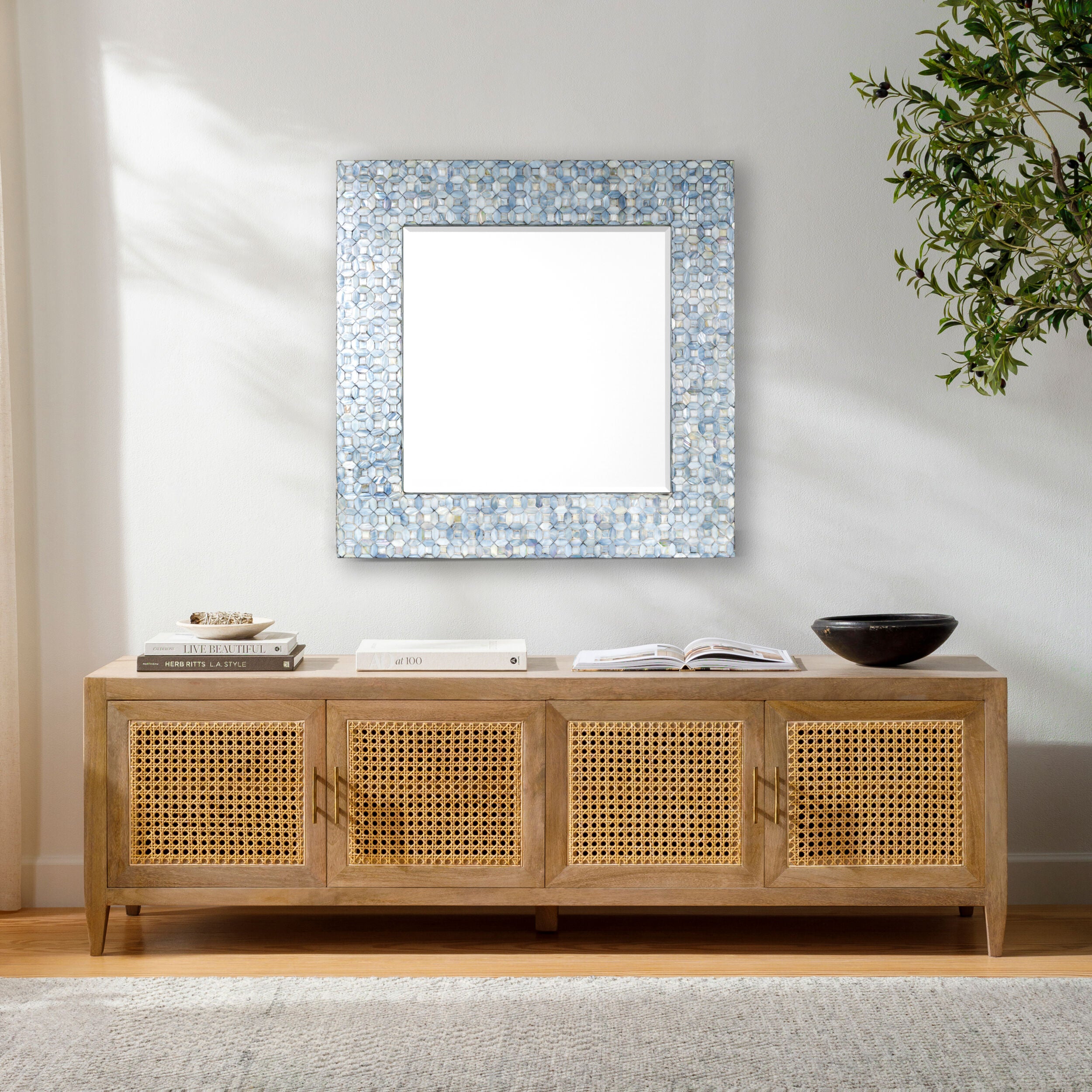 Iridescent Accent Mirror