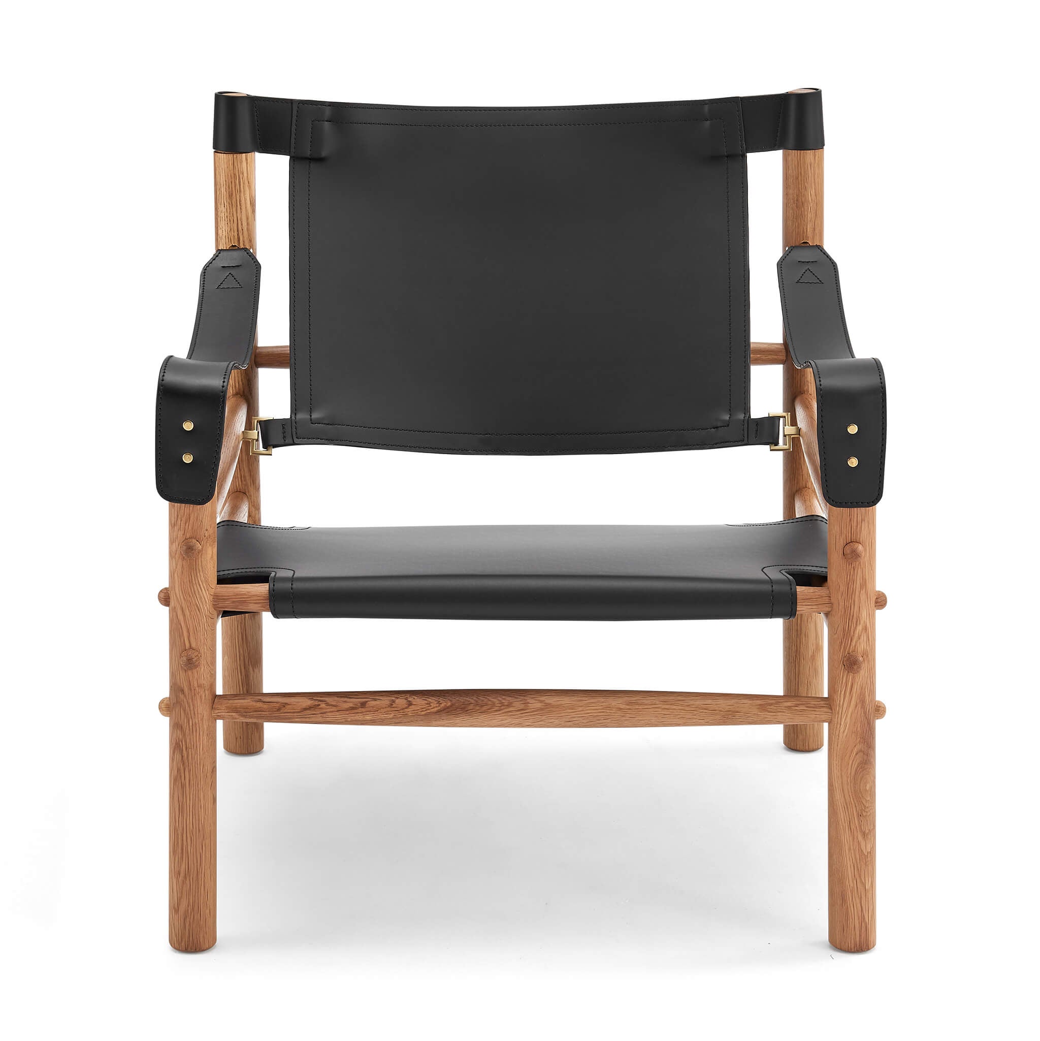 Arne Norell Sirocco Safari Wood and Leather Lounge Chair