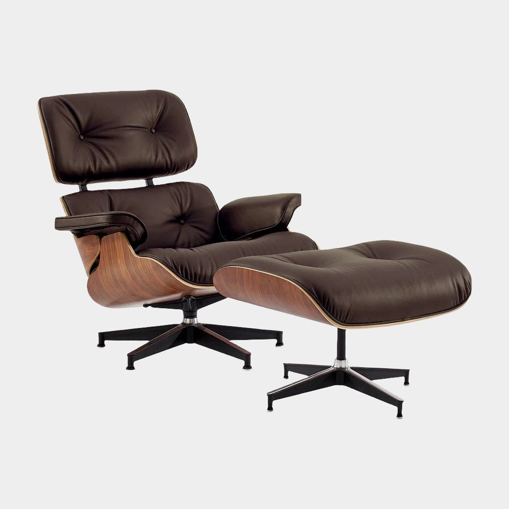 Eames Lounge Chair And Ottoman - Tall Version