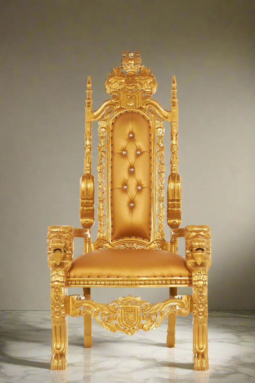 King David Lion Throne Chair - Vinyl
