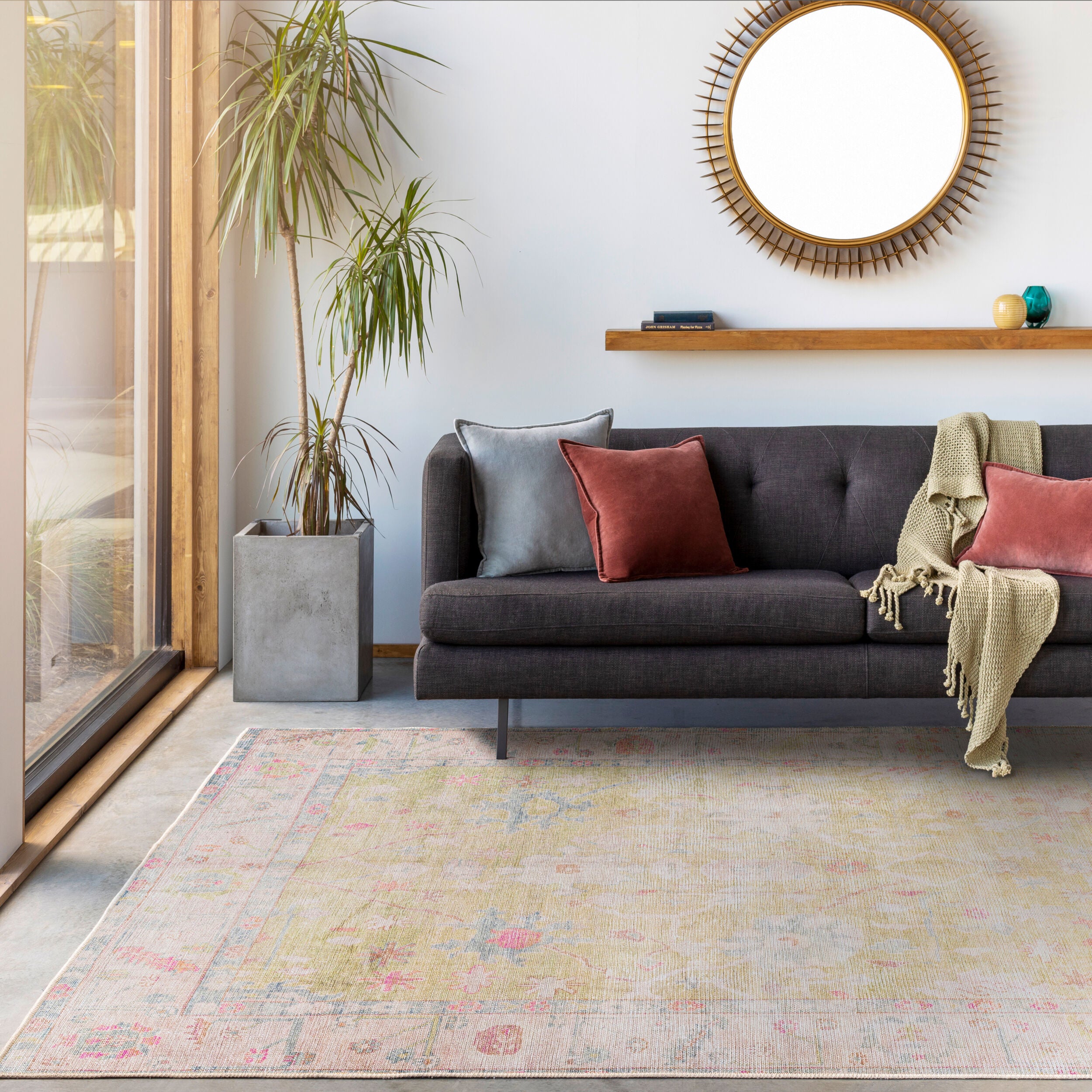 Kemer Machine Woven Rug