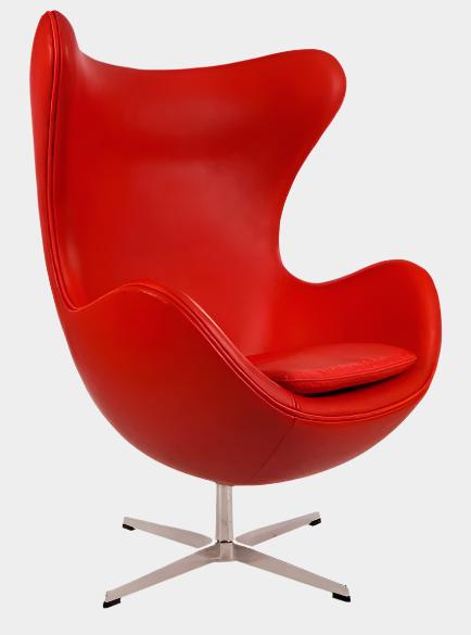 Fauteuil Egg (cuir)