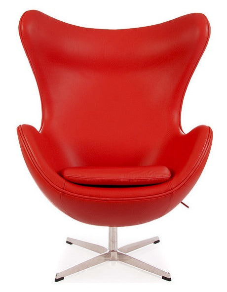 Fauteuil Egg (cuir)