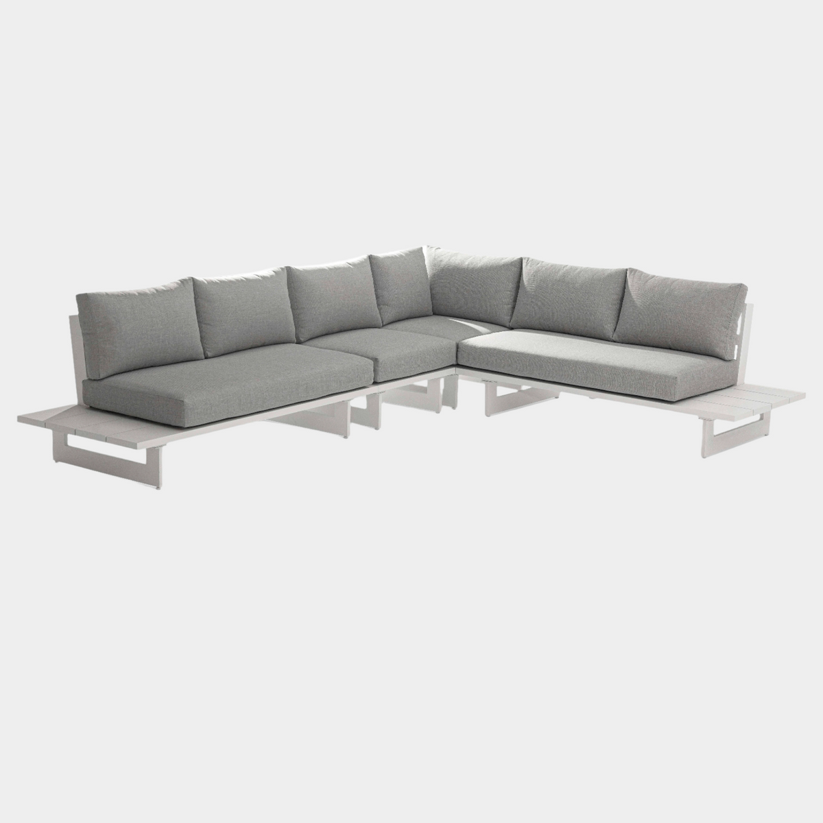 Maldives Water Resistant Outdoor Patio 4Pc Sectional - 102" Fabric Upholstered