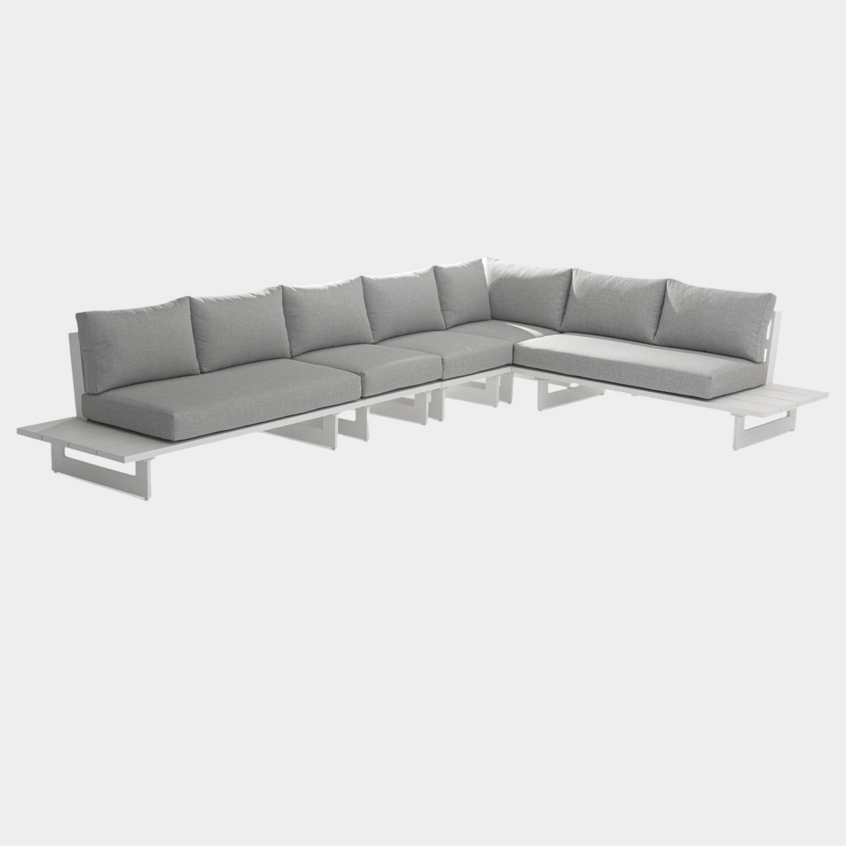 Maldives Water Resistant Outdoor Patio 5Pc Sectional - 157" Fabric Upholstered