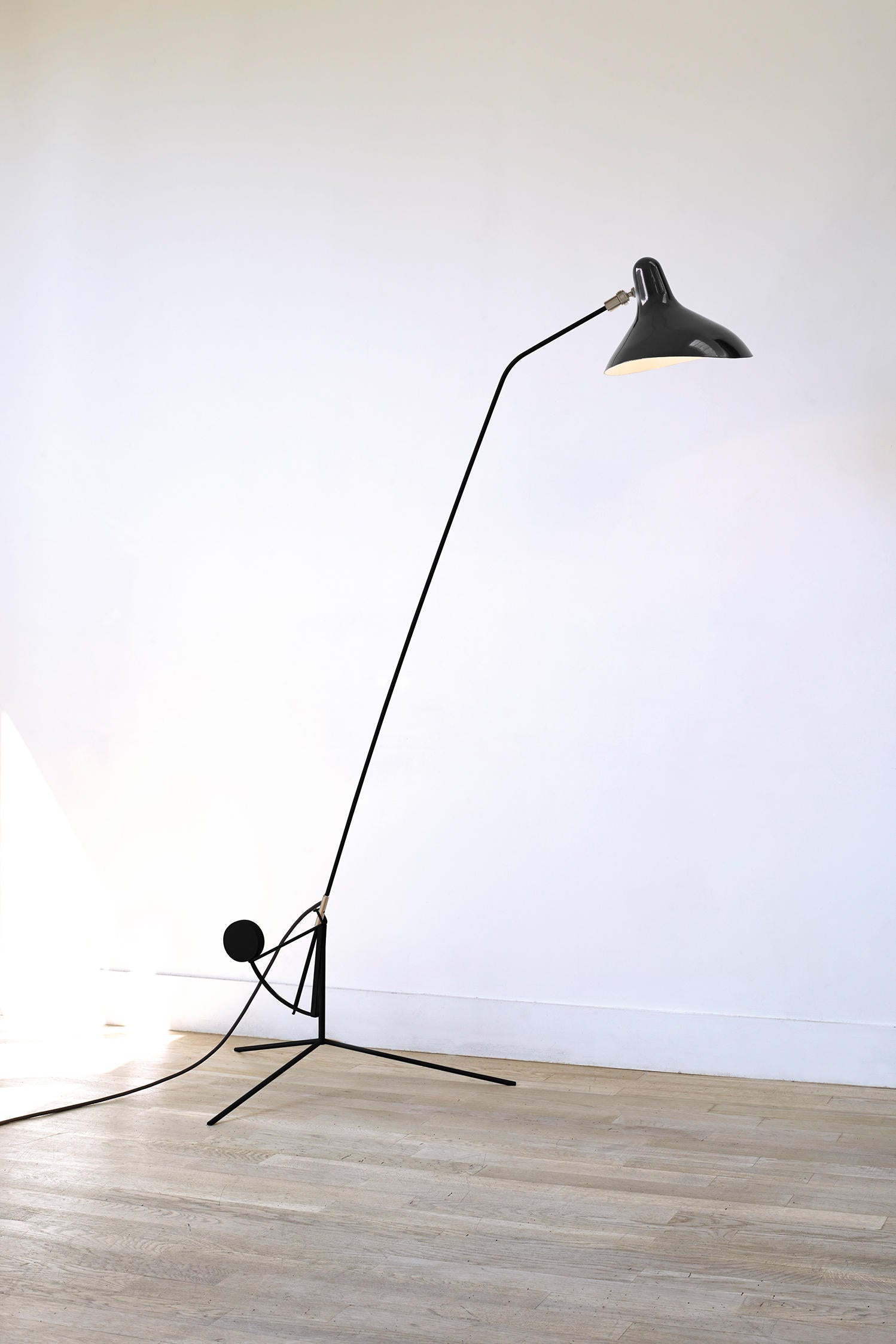 Serge Mouille One-Arm Floor Lamp