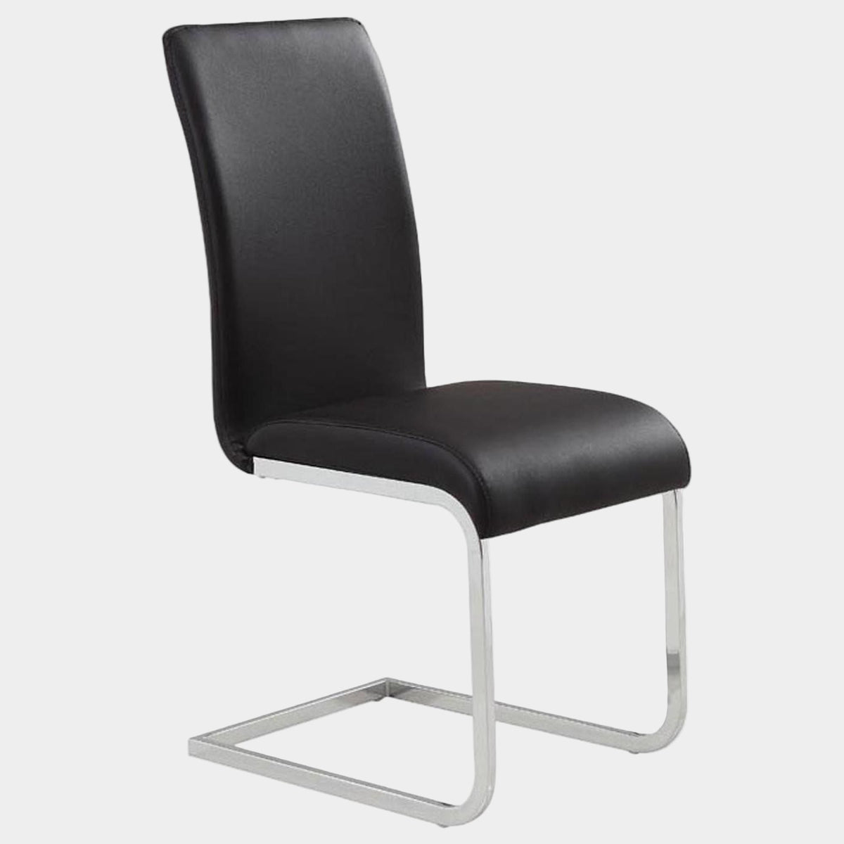 Maxim Dining Chair - 2 Black Chrome