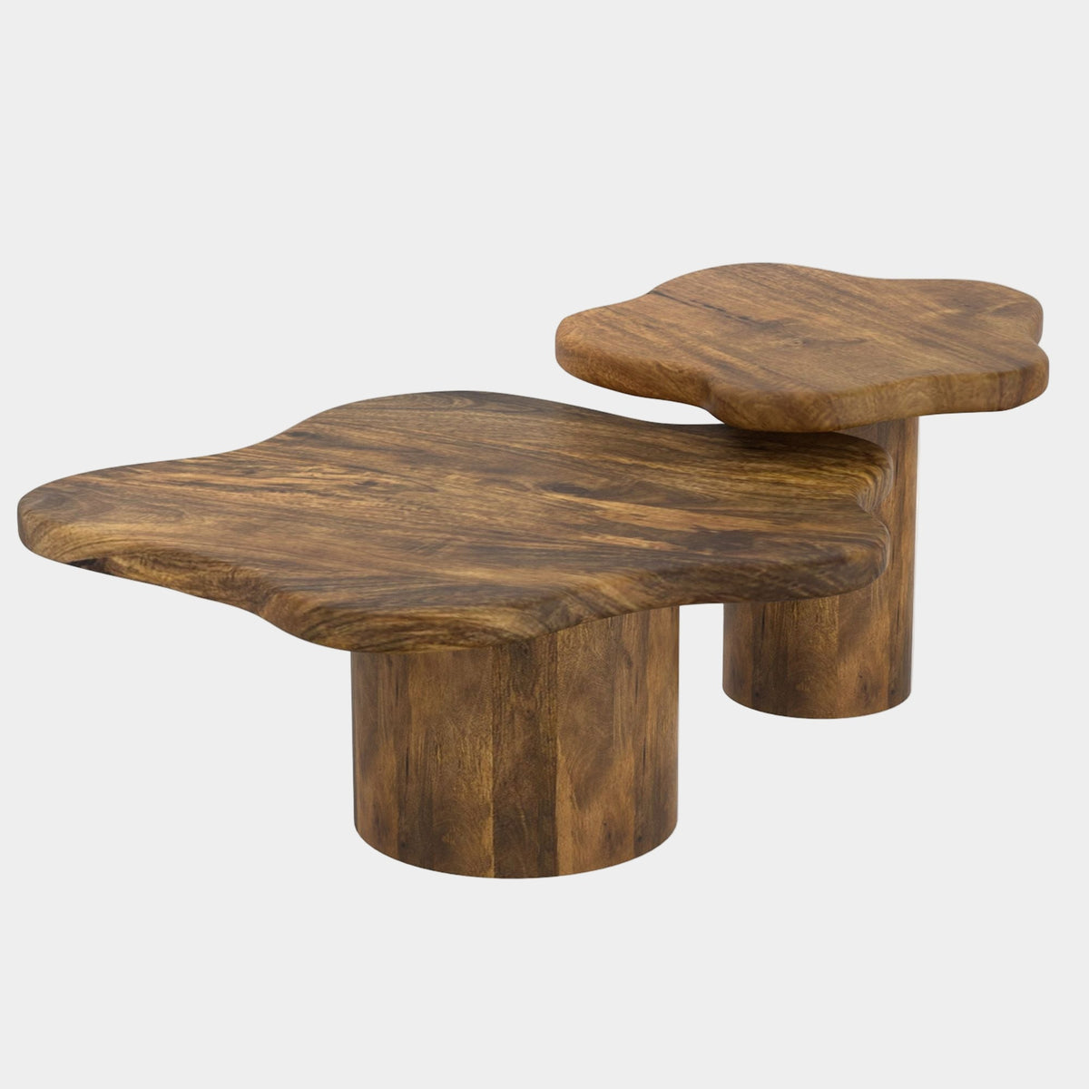 Mayal 2Pc Coffee Table - Walnut
