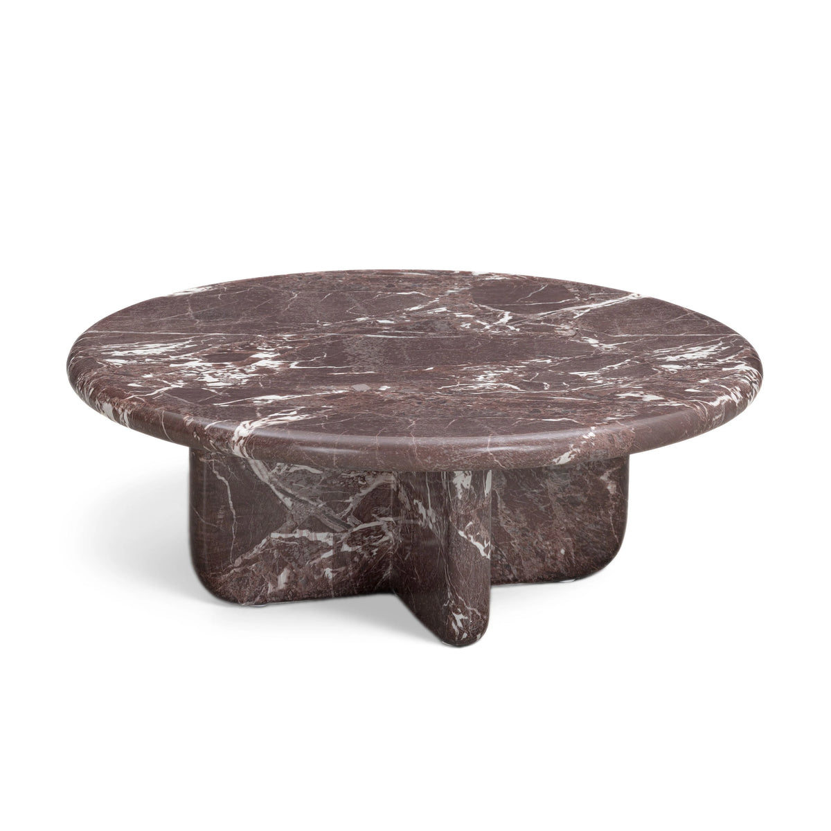 Juju Faux Marble Indoor/Outdoor Round Coffee Table (24"-32")