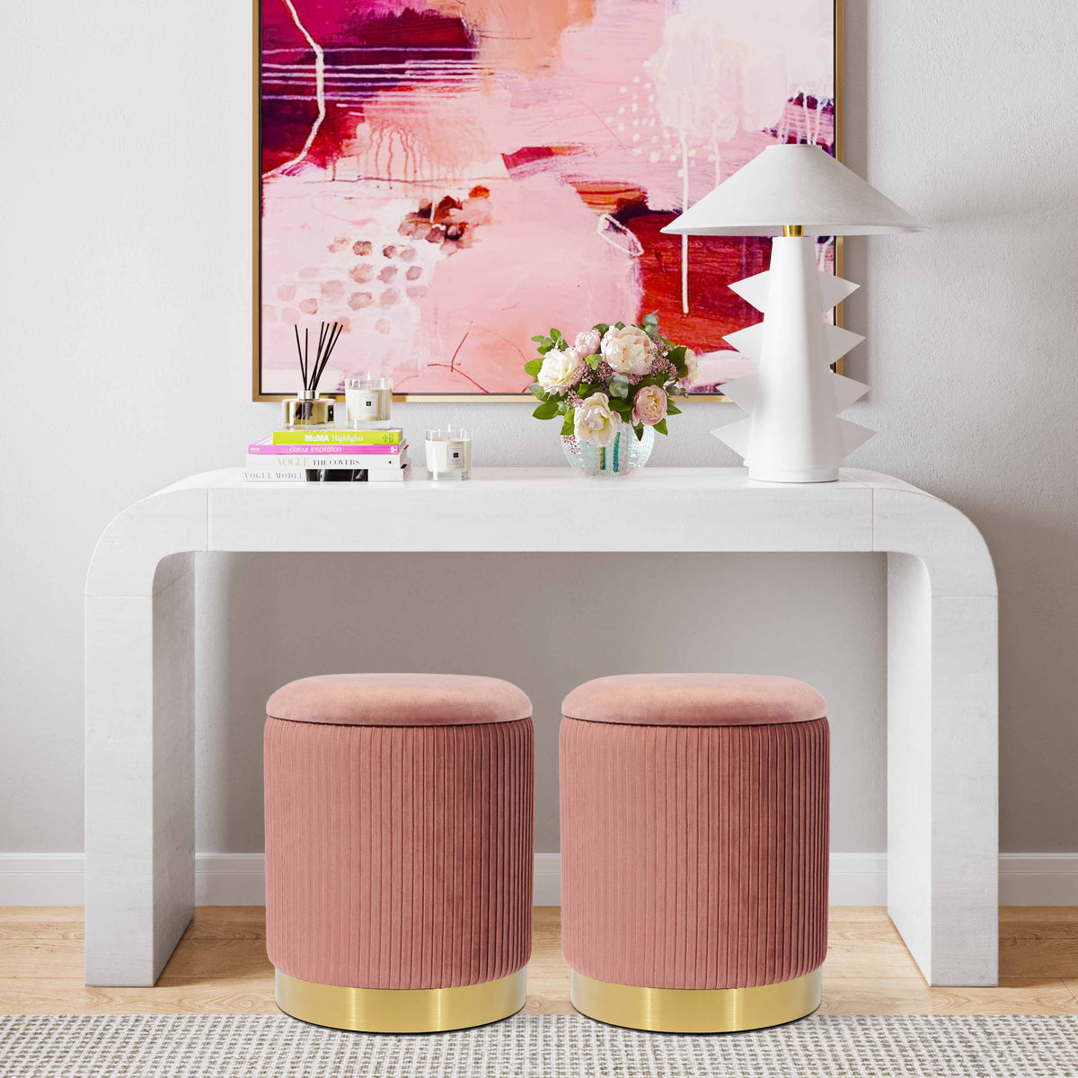 Zoe Storage Ottoman