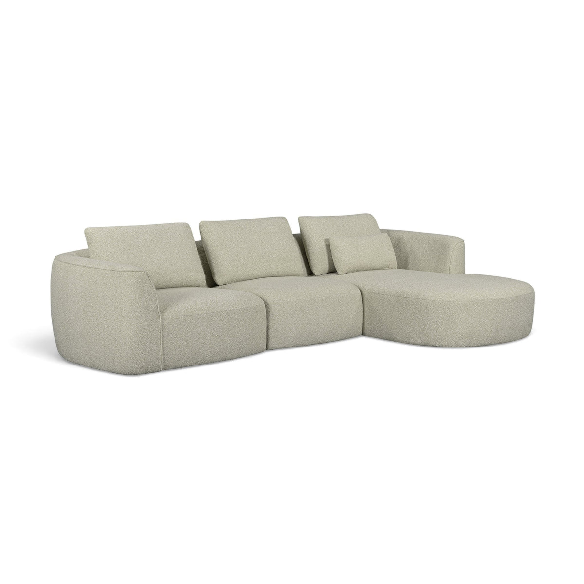 Noor 3-Piece XL 128" Modular Sectional