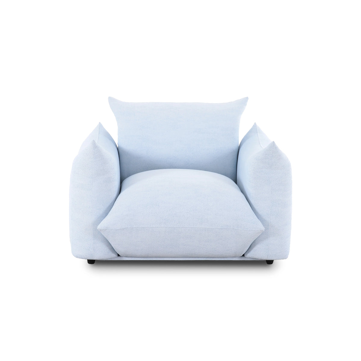 Saint Tropez Striped Stuffed Indoor / Outdoor Armchair