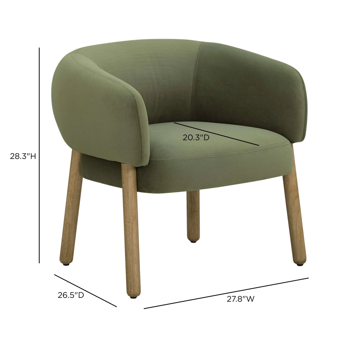 Foxy Performance Fabric Accent Chair