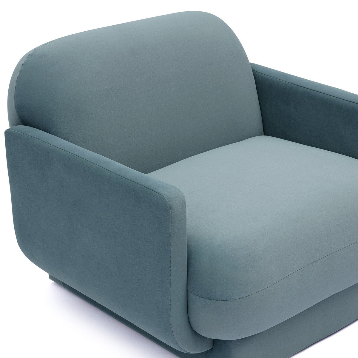 Azalea Performance Velvet Accent Chair - Powder Blue