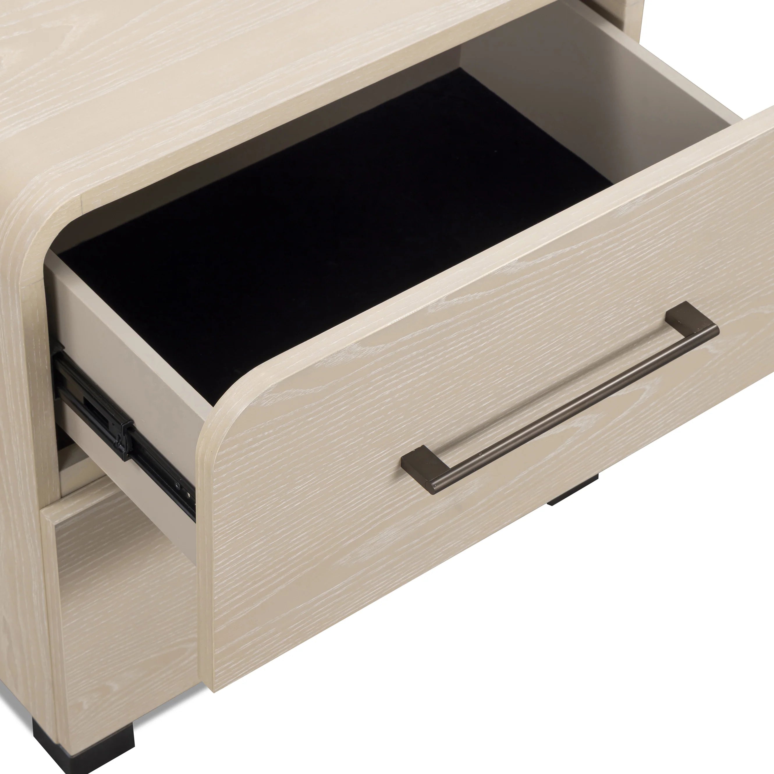 Marissa 22" Ash 2-Drawer Nightstand