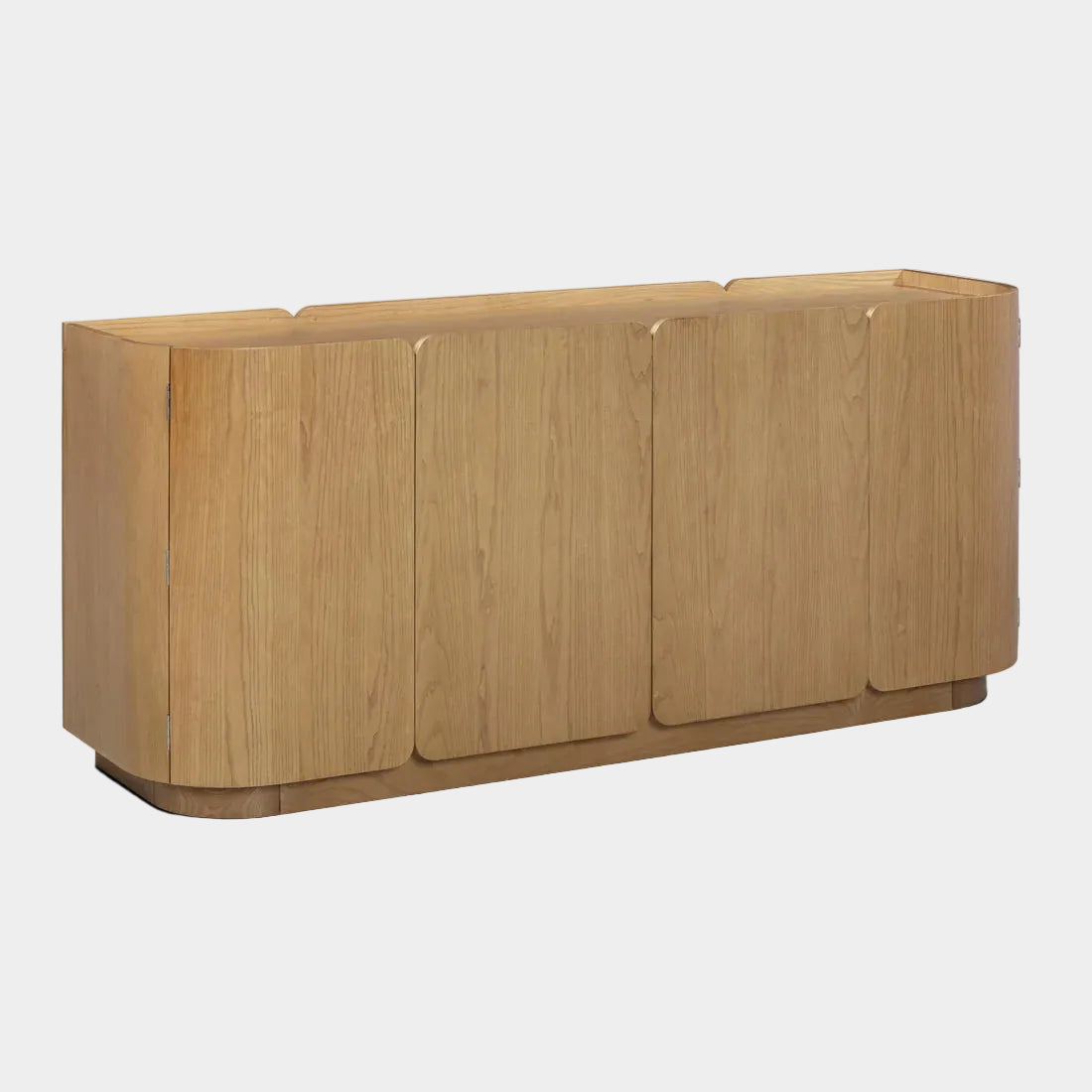 Moora 70" Natural Ash 4-Door Sideboard